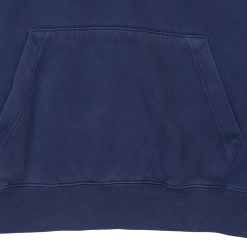 Nike Men's Blue Pullover Hoodie Size S Logo Fleece Sweatshirt
