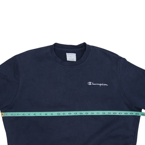 Champion Men's Blue Crew Neck Pullover Sweatshirt Size S