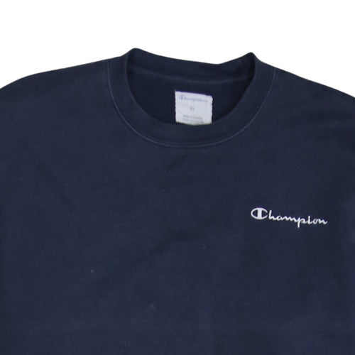 Champion Men's Blue Crew Neck Pullover Sweatshirt Size S