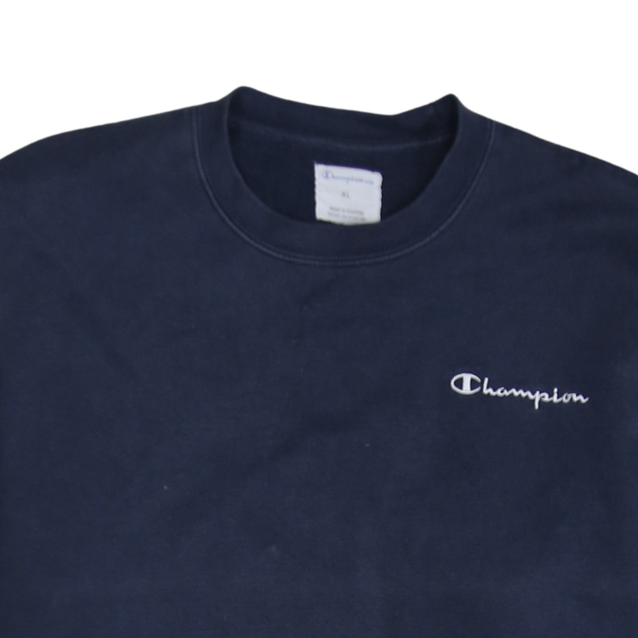 Champion Men's Blue Crew Neck Pullover Sweatshirt Size S