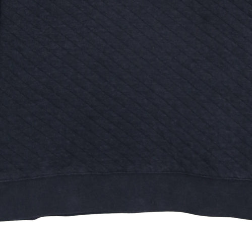 L.L.Bean Mens Blue 2XL Traditional Fit Quilted Crew Neck Sweatshirt