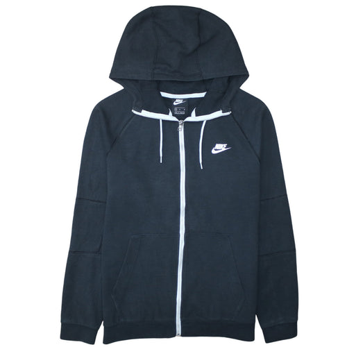 Nike Men's Black Full Zip Hoodie Size M Regular Fit Sportswear