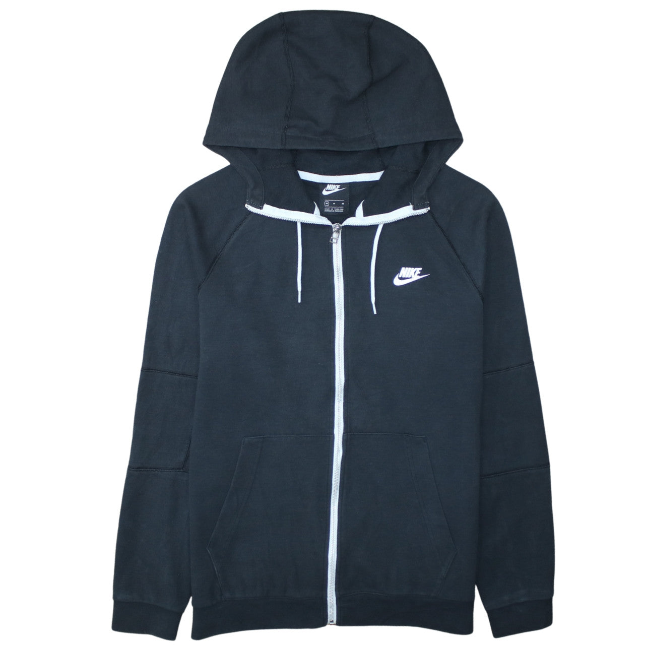 Nike Men's Black Full Zip Hoodie Size M Regular Fit Sportswear