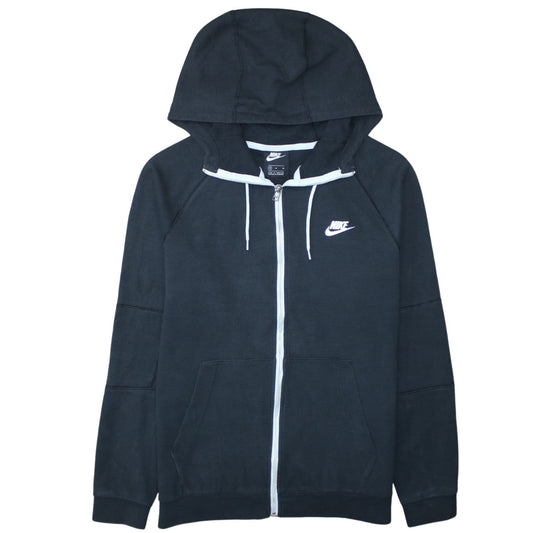 Nike Men's Black Full Zip Hoodie Size M Regular Fit Sportswear