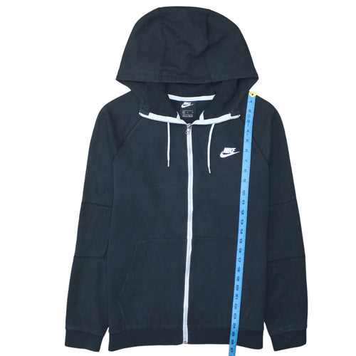 Nike Men's Black Full Zip Hoodie Size M Regular Fit Sportswear