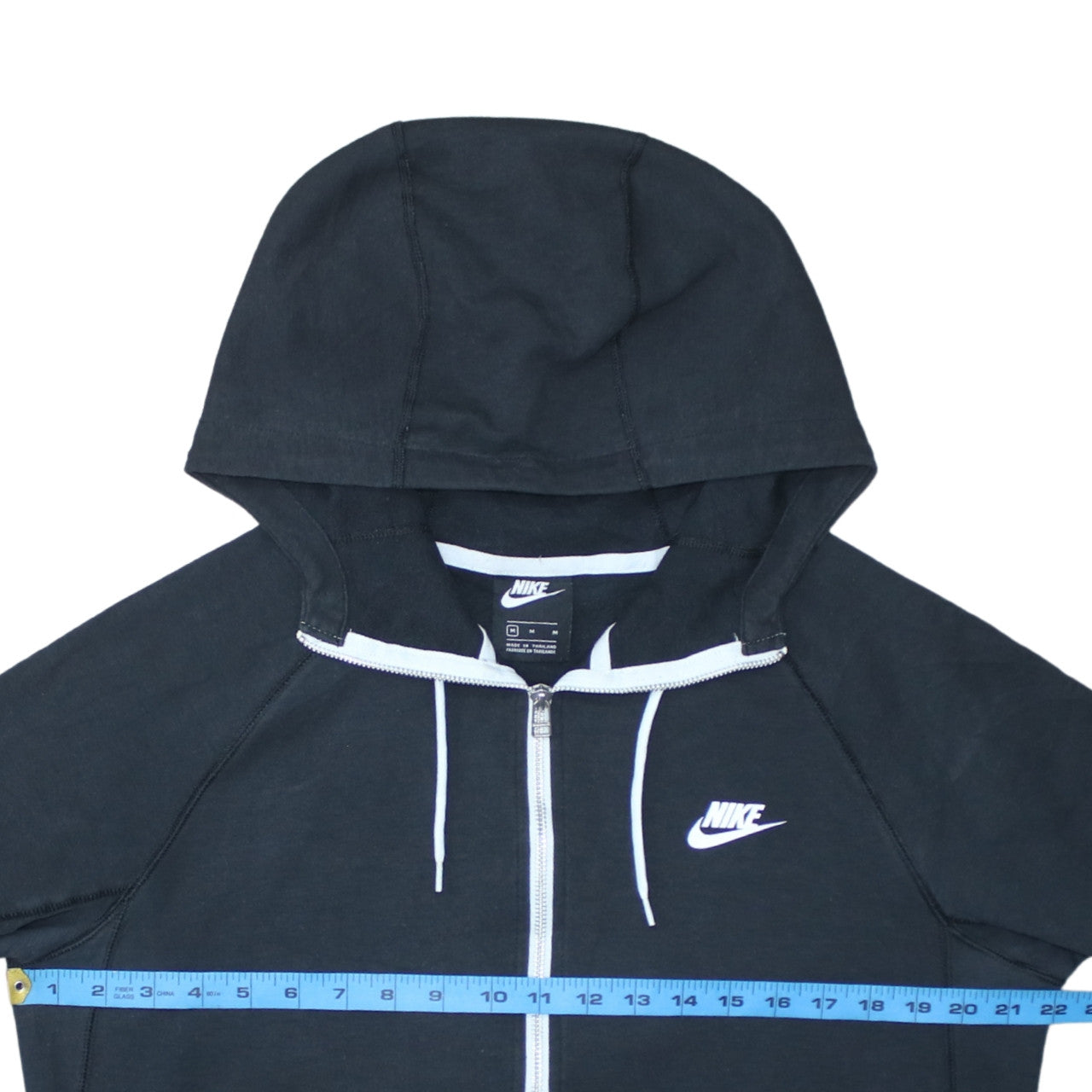 Nike Men's Black Full Zip Hoodie Size M Regular Fit Sportswear