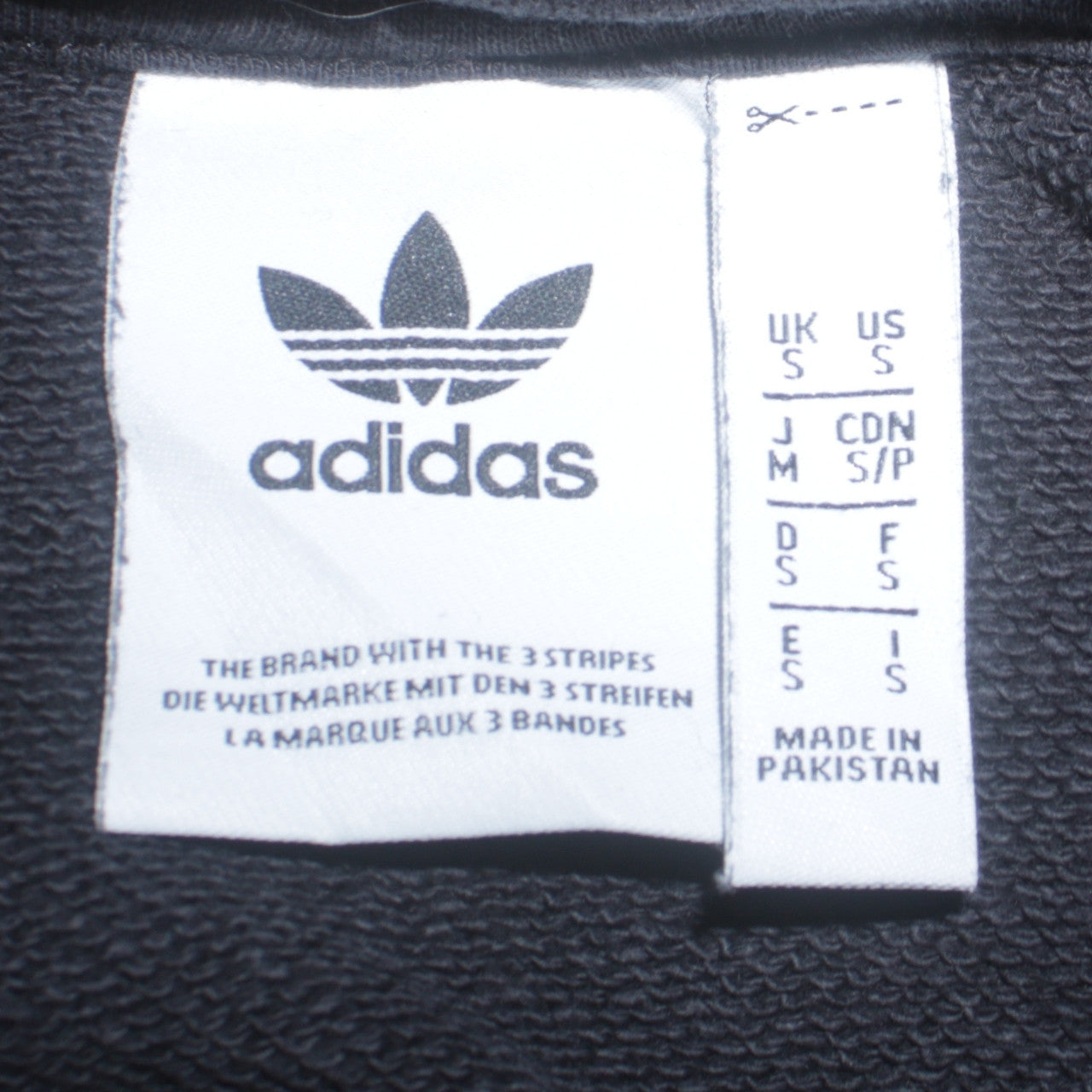 Adidas Men's Black Pullover Hoodie Small Logo Fleece Sweatshirt