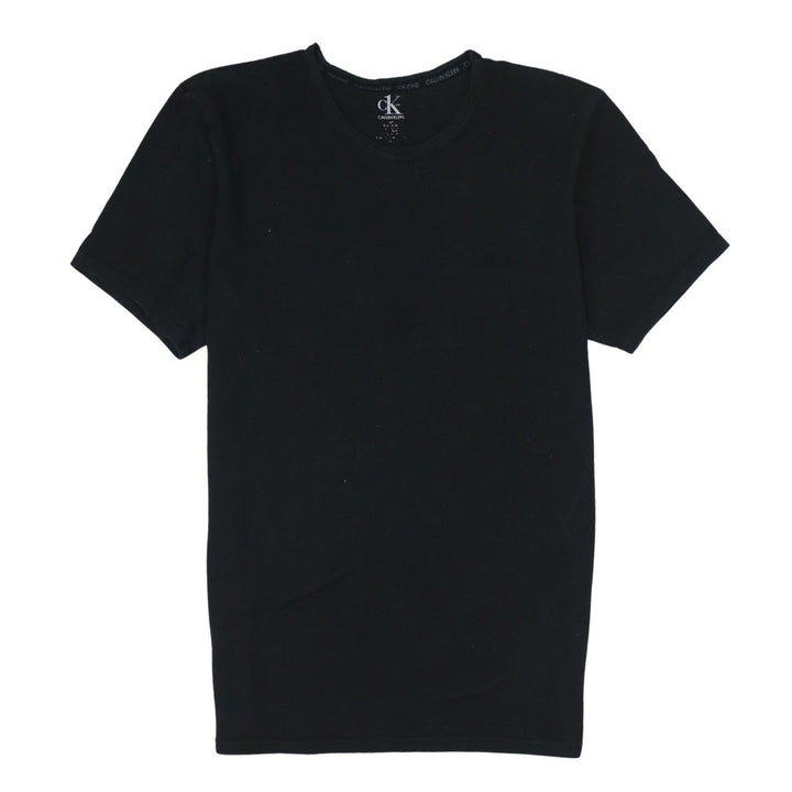 Calvin Klein Men’s Black Slim Fit Cotton Stretch Crew Neck T-Shirt M