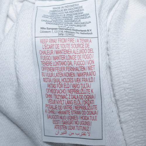 Nike Women White Full Zip Hoodie Sweatshirt Size 16/18 XL Sportswear