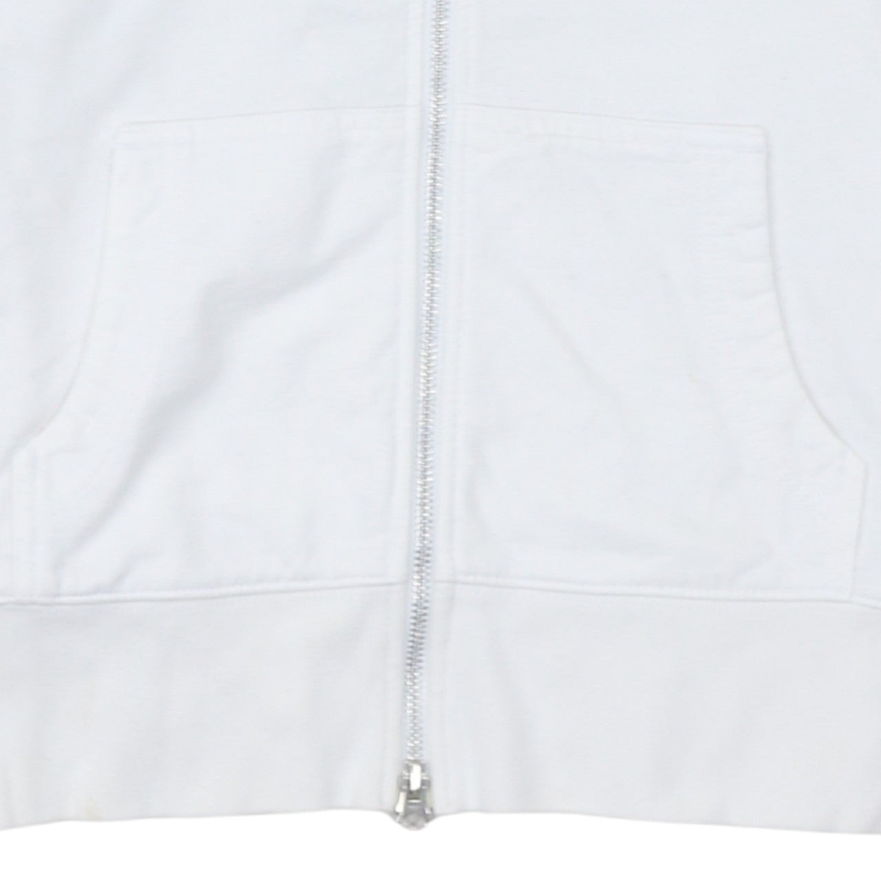 Nike Women White Full Zip Hoodie Sweatshirt Size 16/18 XL Sportswear