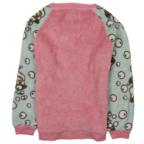 Disney Beauty and the Beast Chip Fleece Nightshirt Pink XS (UK 4)