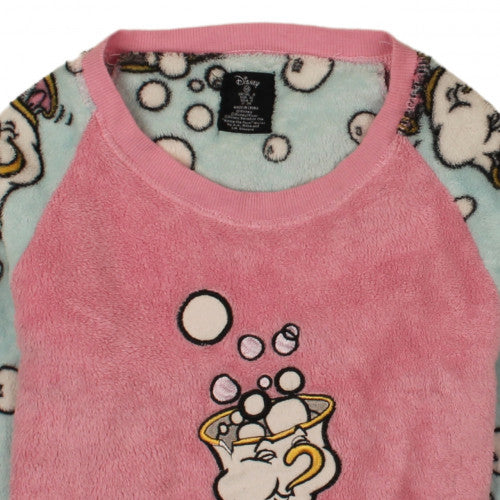 Disney Beauty and the Beast Chip Fleece Nightshirt Pink XS (UK 4)