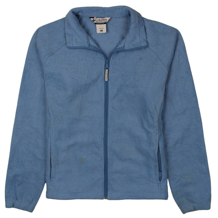 Columbia Women's Blue Fleece Full Zip Jacket XL Outdoor