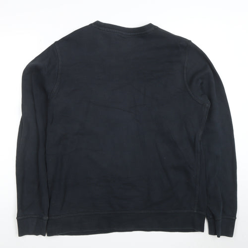 Nike Men's Black Small Crew Neck Pullover Sweatshirt