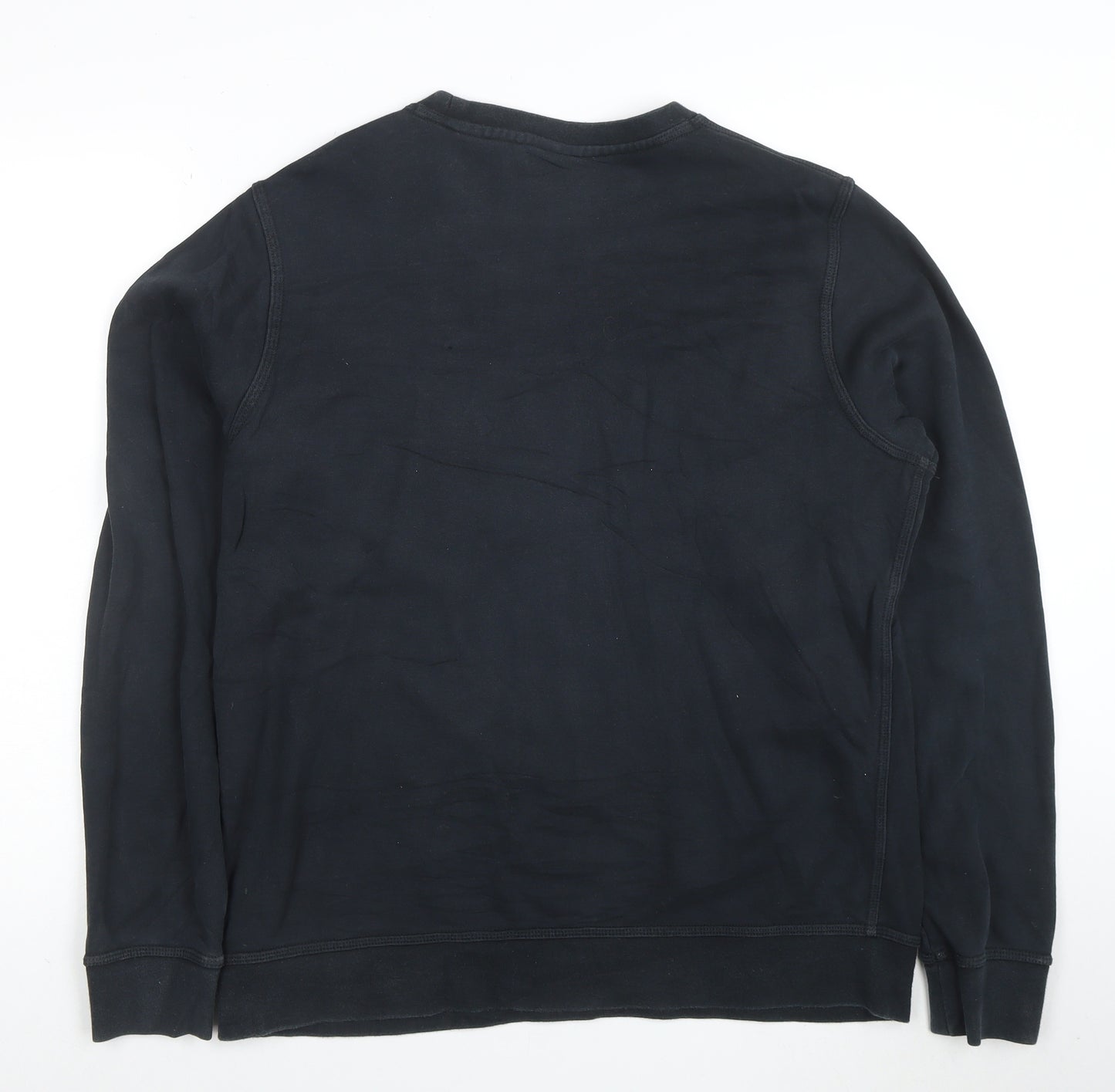 Nike Men's Black Small Crew Neck Pullover Sweatshirt