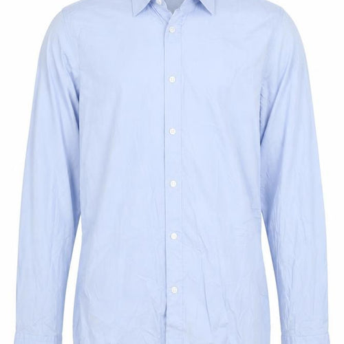 Hugo Boss Men's Blue Slim Fit Cotton Long Sleeve Dress Shirt S