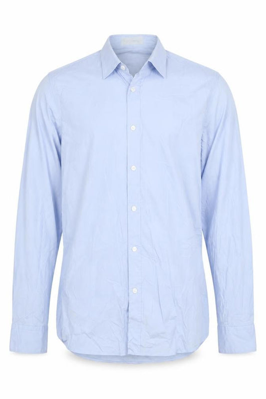 Hugo Boss Men's Blue Slim Fit Cotton Long Sleeve Dress Shirt S