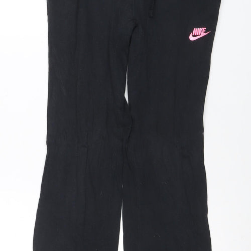 Nike Women's Black Track Pants S Elastic Waist Activewear