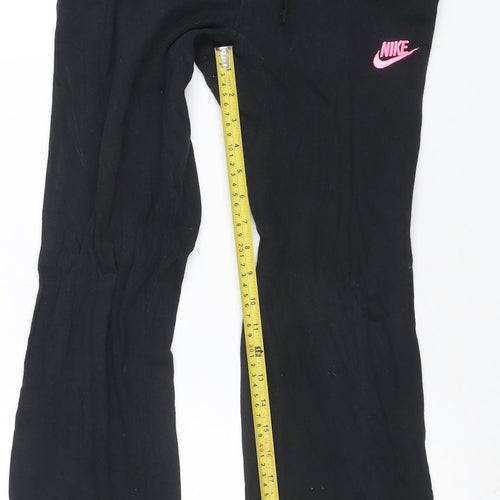 Nike Women's Black Track Pants S Elastic Waist Activewear