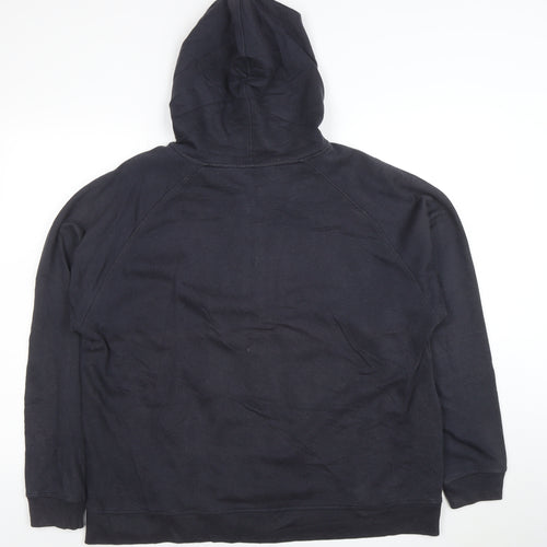 Reebok Men’s Black Full Zip Hoodie L Sportswear Sweatshirt