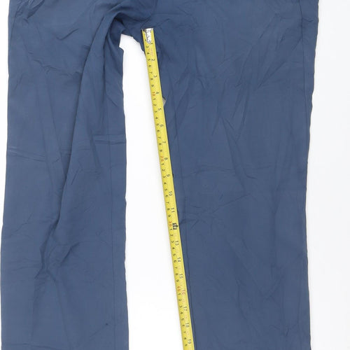 Adidas Men's Blue Regular Fit Chino Trousers 32X32