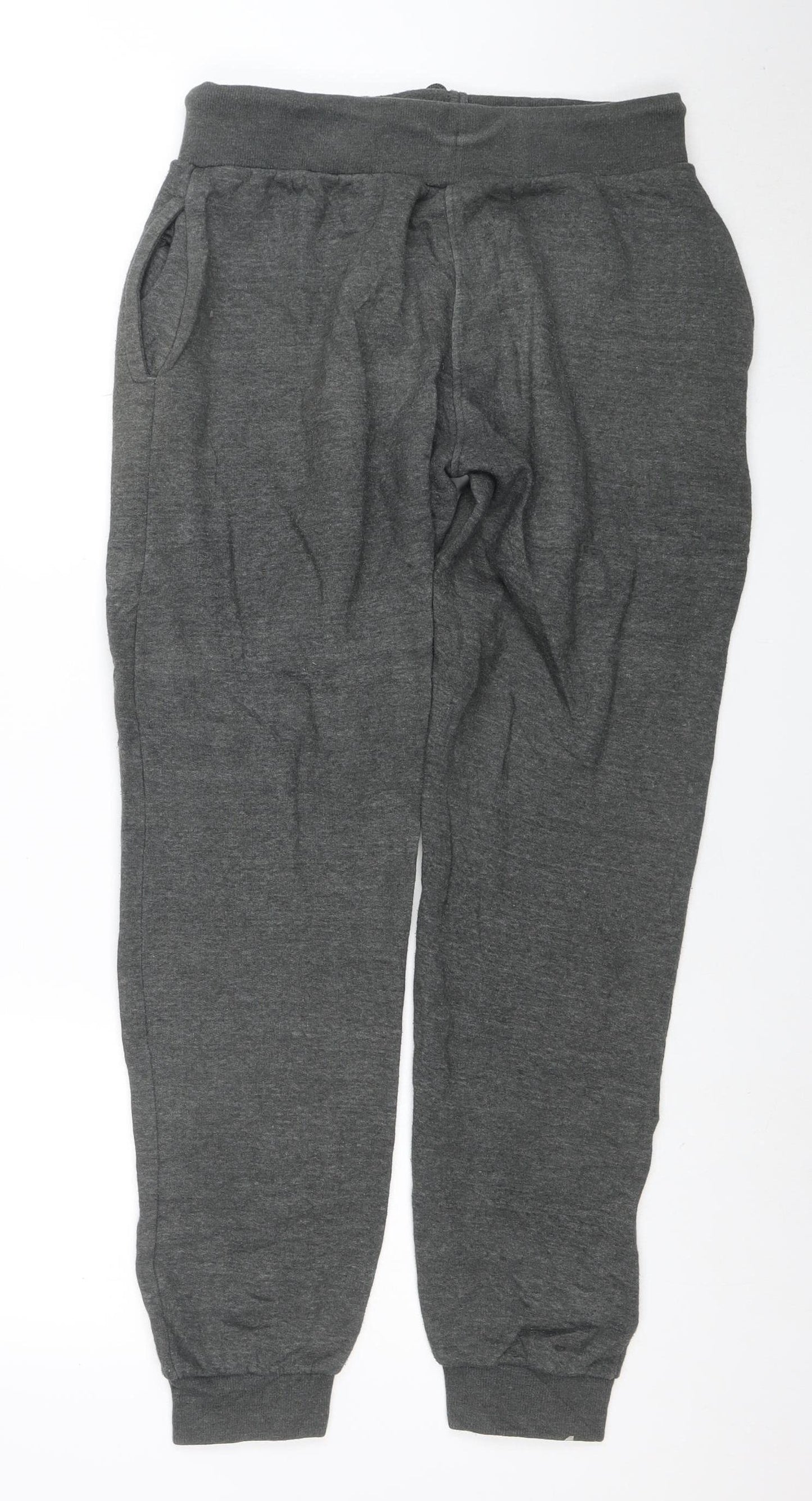 Fila Men's Grey Jogger Trousers M Regular Fit Cotton Blend