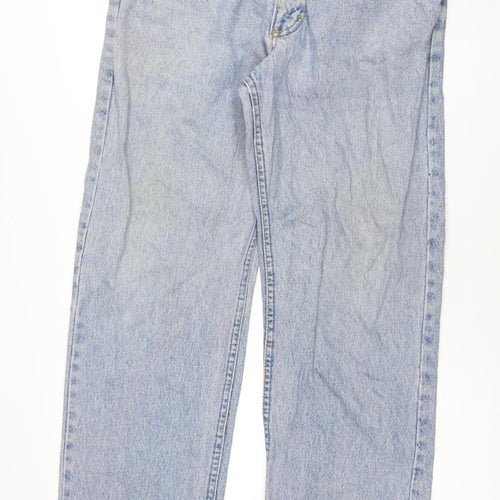 Lee Riders Men's Blue 36in Waist Light Wash Straight Denim Jeans