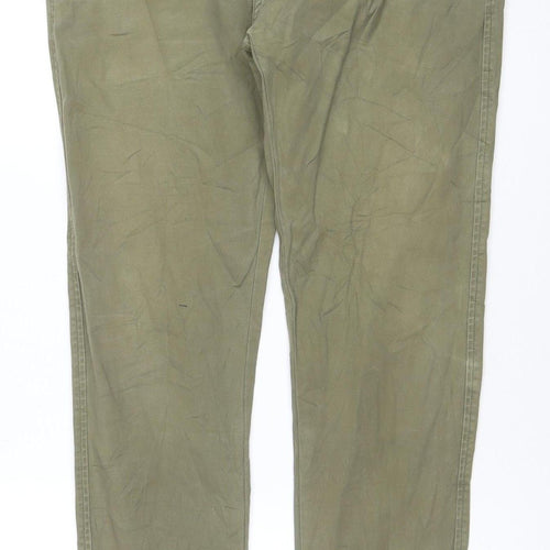 Levi's Men's Green XX Chino Trousers W32 L32 Regular Fit