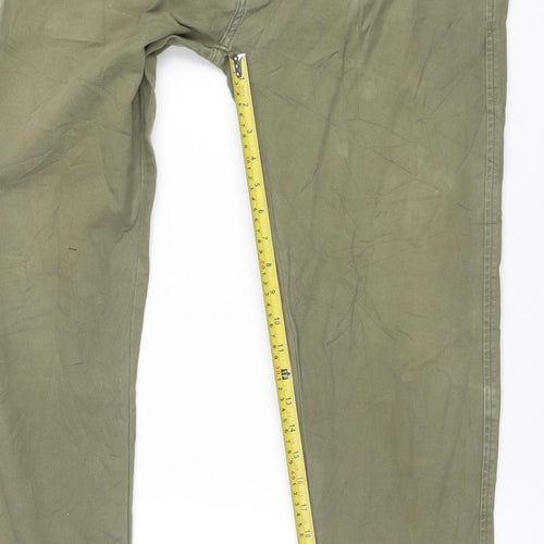 Levi's Men's Green XX Chino Trousers W32 L32 Regular Fit
