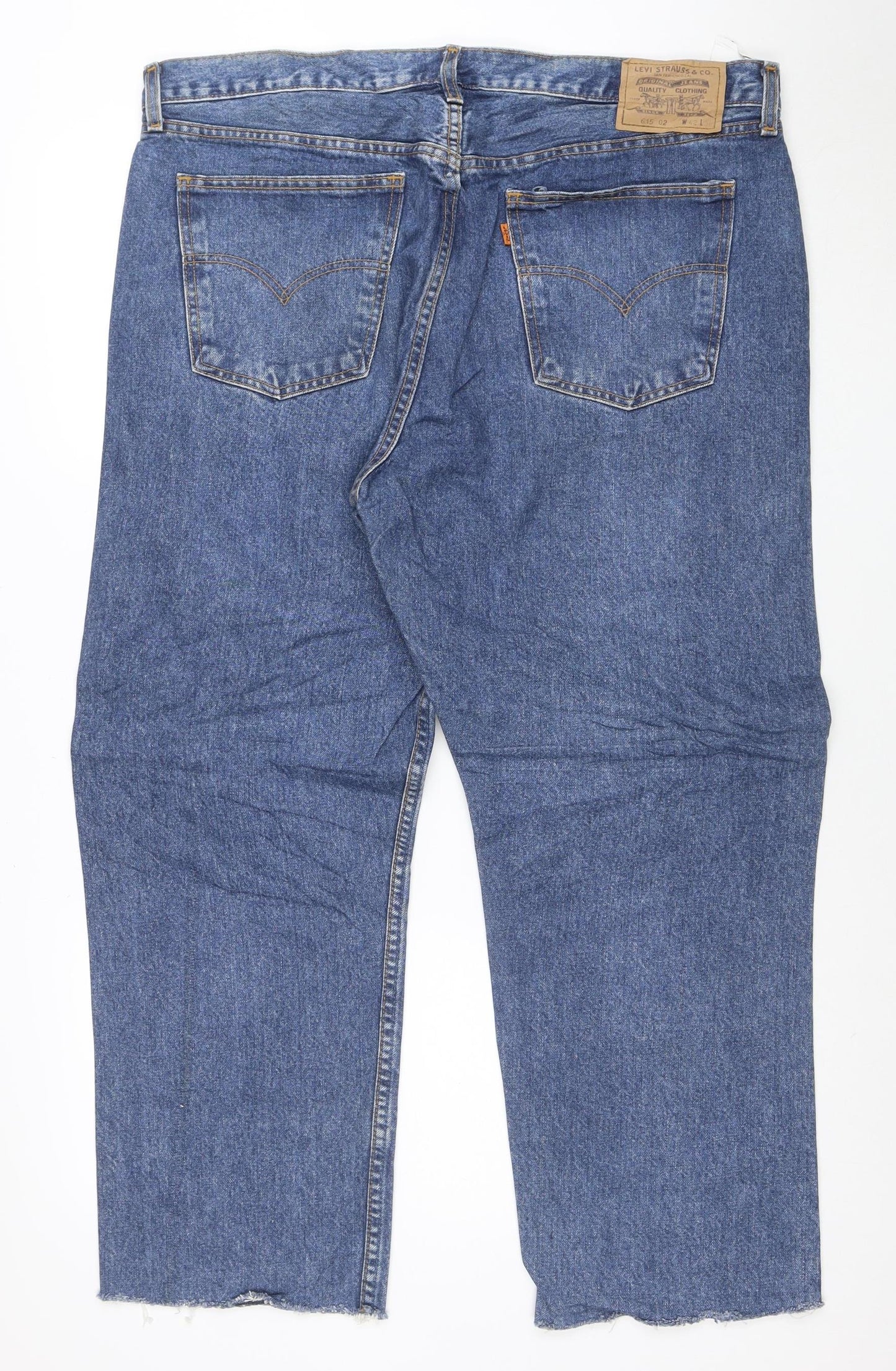 Levi’s 615 Men’s Blue Straight Denim Jeans W42 L34 Classic Style