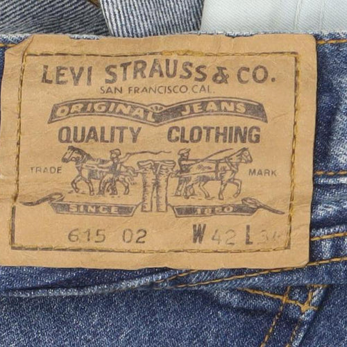 Levi’s 615 Men’s Blue Straight Denim Jeans W42 L34 Classic Style