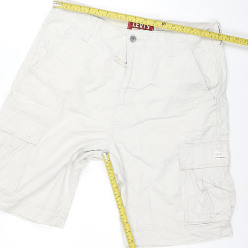 Levi's Men's Beige Cargo Shorts Size 36 Cotton Casual