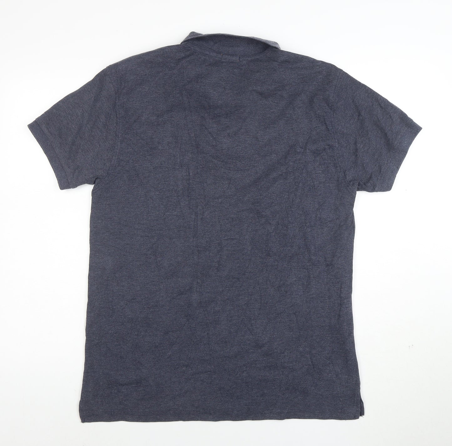Hugo Boss Men's Blue Slim Fit Cotton Polo Shirt Size L