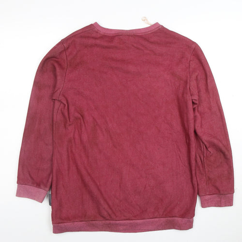 Disney Women XS Red Pullover Sweatshirt Thumper Some Bunny Is Tired