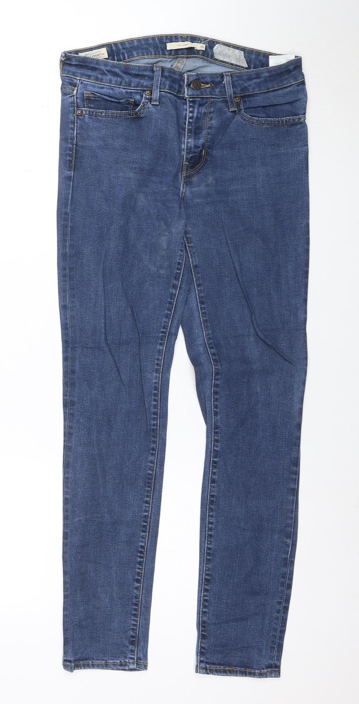 Levi Strauss Women's Blue Denim Skinny Jeans W28 L30