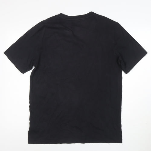 Calvin Klein Jeans Mens Black XL Logo Crew Neck Cotton T-Shirt