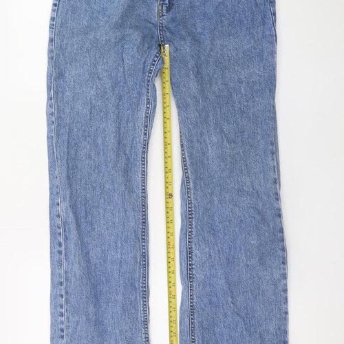 STR Teen Blue Straight Leg Denim Jeans UK 12