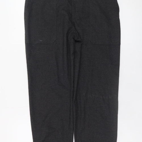 Zara Men Black Jogger Trousers Size S Elasticated Cuff Casual Pants