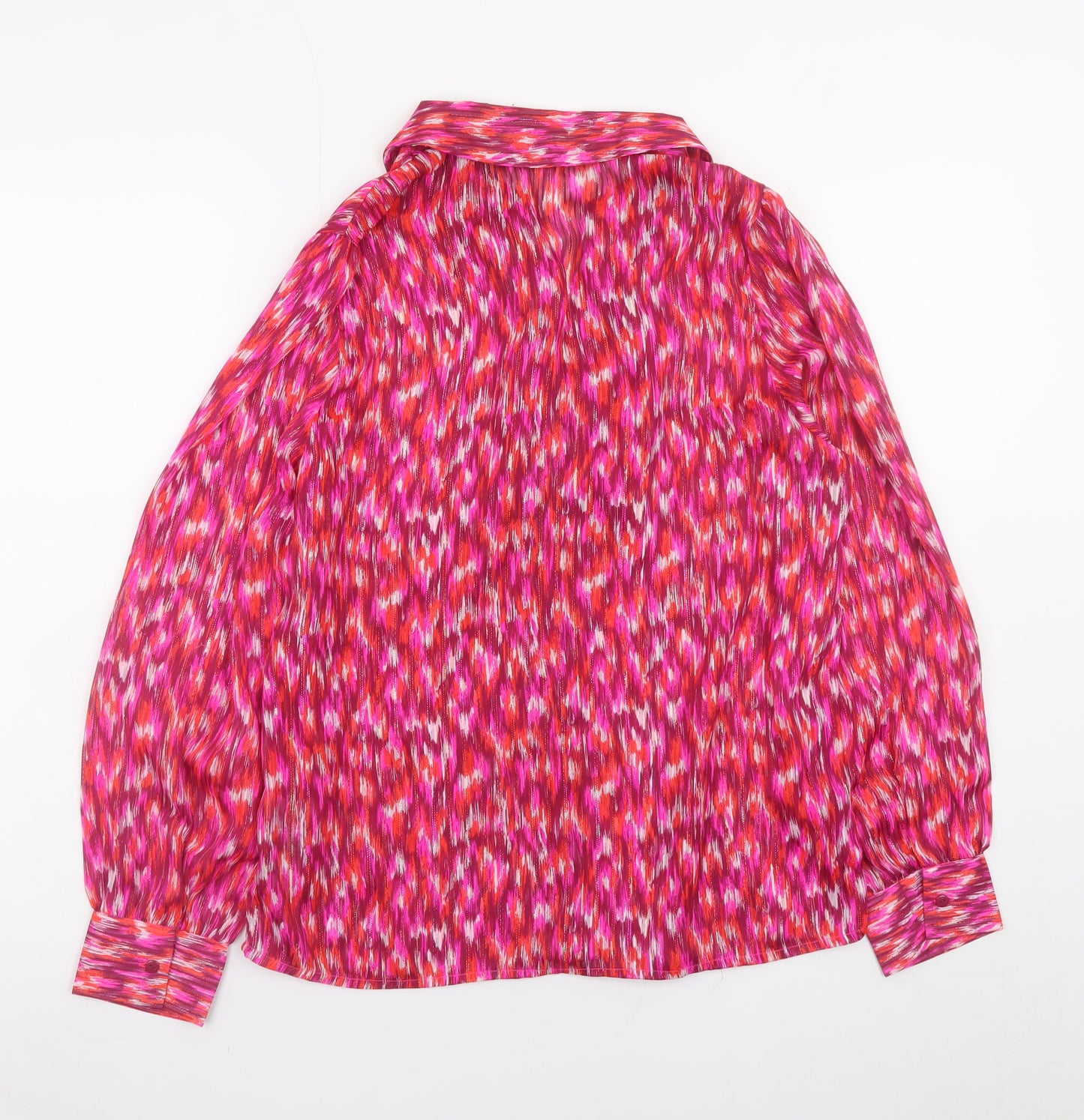 Savida Women's Multicoloured Ruffle Blouse Size 10