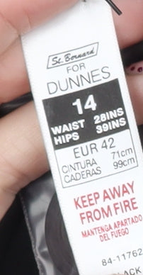 Dunnes Women Black Size 14 One-Button Blazer Jacket