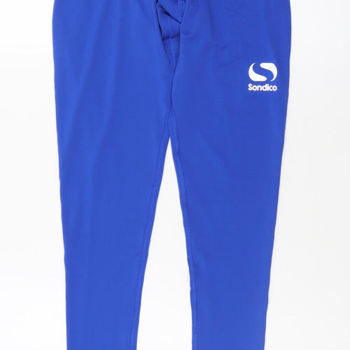 Sondico Men's Blue Compression Leggings M Moisture Wicking Sportswear