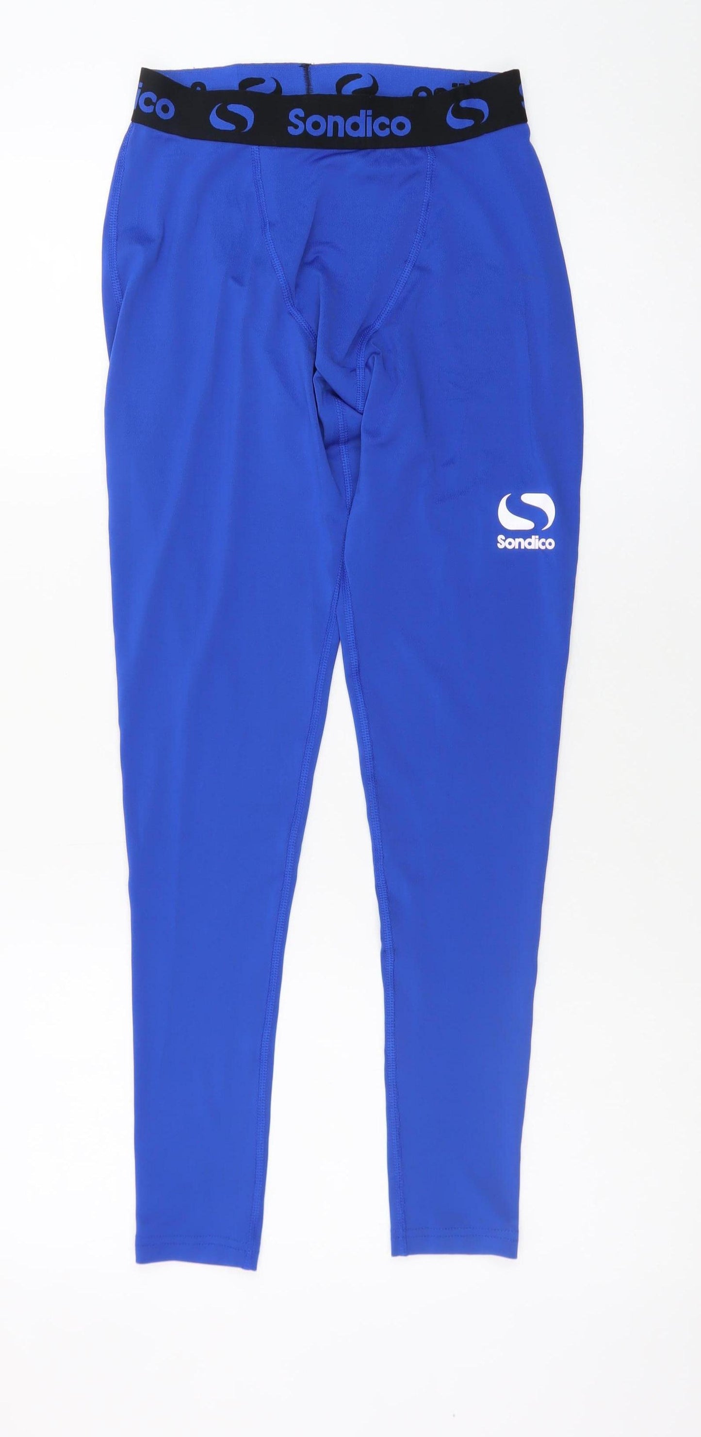 Sondico Men's Blue Compression Leggings M Moisture Wicking Sportswear