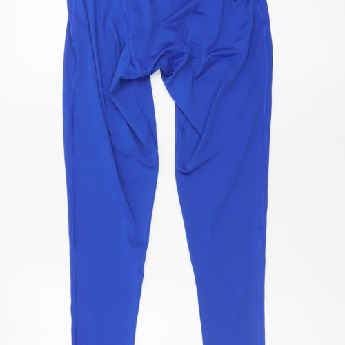 Sondico Men's Blue Compression Leggings M Moisture Wicking Sportswear