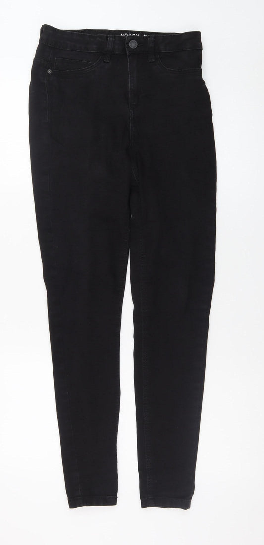 Noisy May Women's Black Skinny Jeans W28 L30 Slim Fit Denim