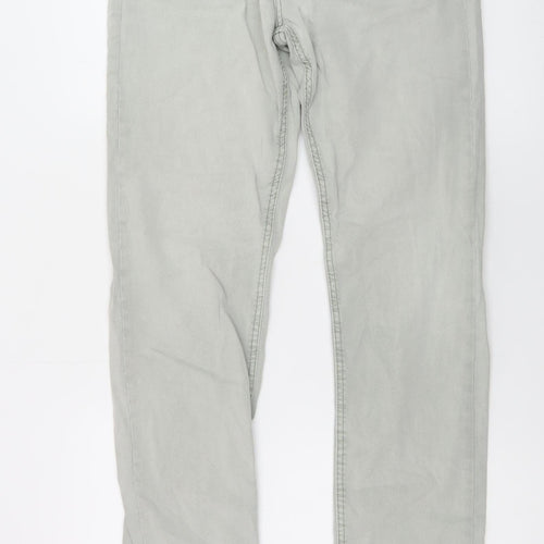 Springfield Mens Grey Slim Straight Jeans W32 M
