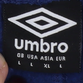 Umbro Men's Blue Sweat Shorts Size L Athletic Fit