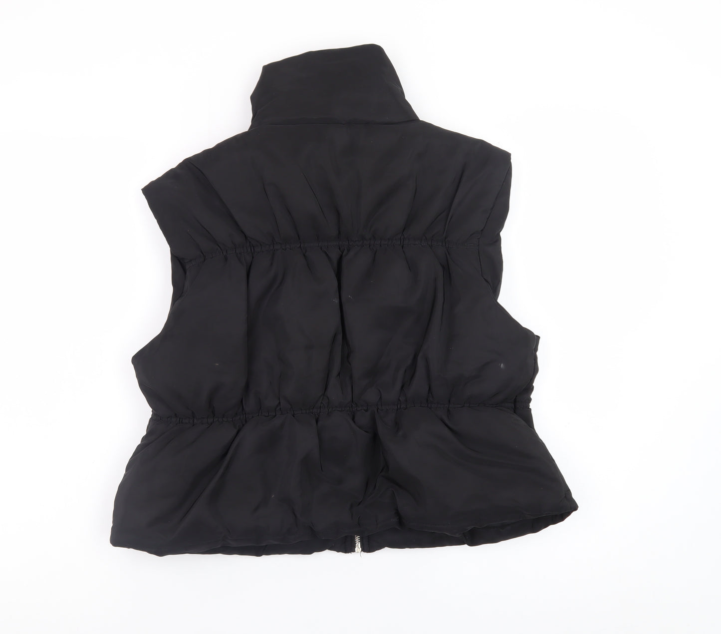 PrettyLittleThing Womens Black Size 10 Puffer Waistcoat
