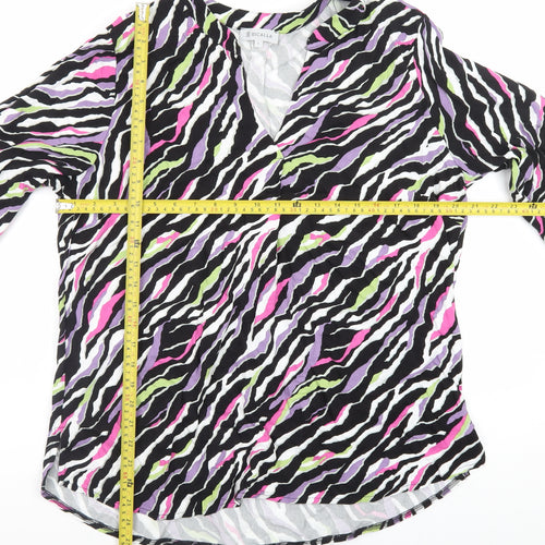 Bicalla Women’s Multicoloured Viscose Blouse Long Sleeve L