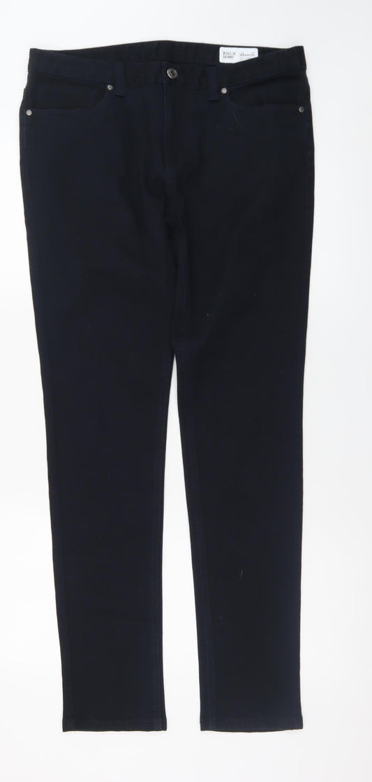 Denim Co. Women's Black Skinny Jeans Size 16 Long 34in