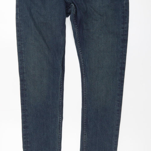 Denim Co. Men's Blue Super Skinny Jeans W34 L32 Denim